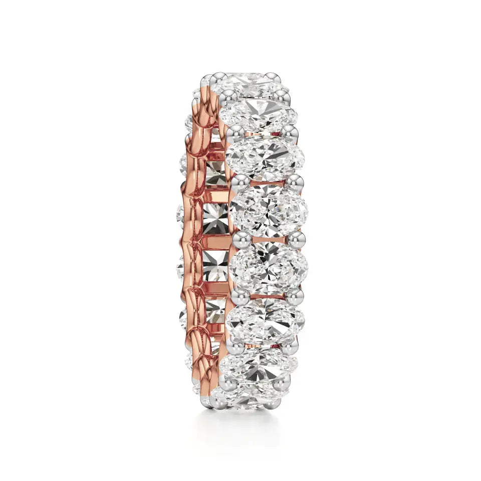 Foreva | Oval-cut Stones Lab-Grown Diamond Ring - Nivara
