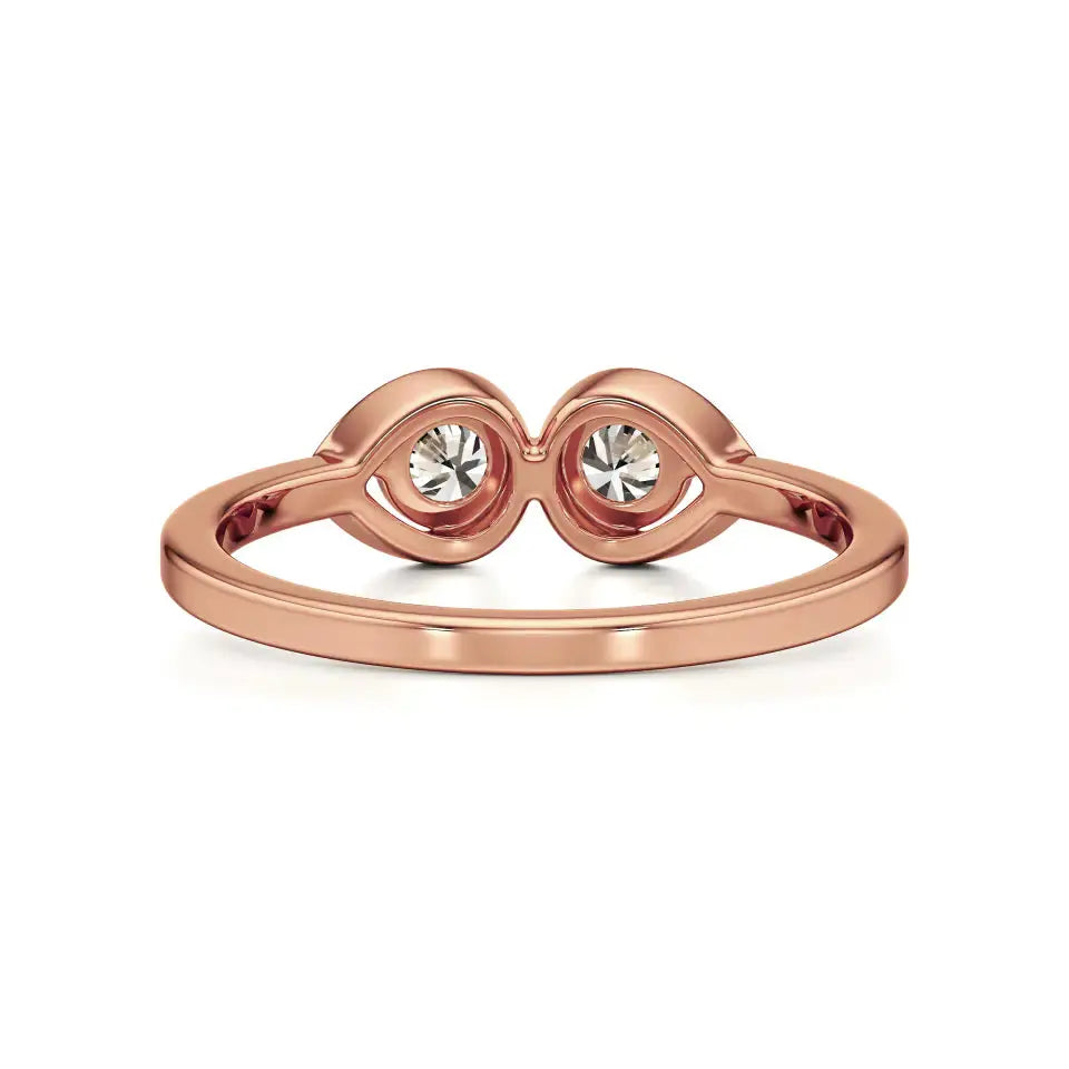 Mode | Round Lab-Grown Diamond Ring - Nivara