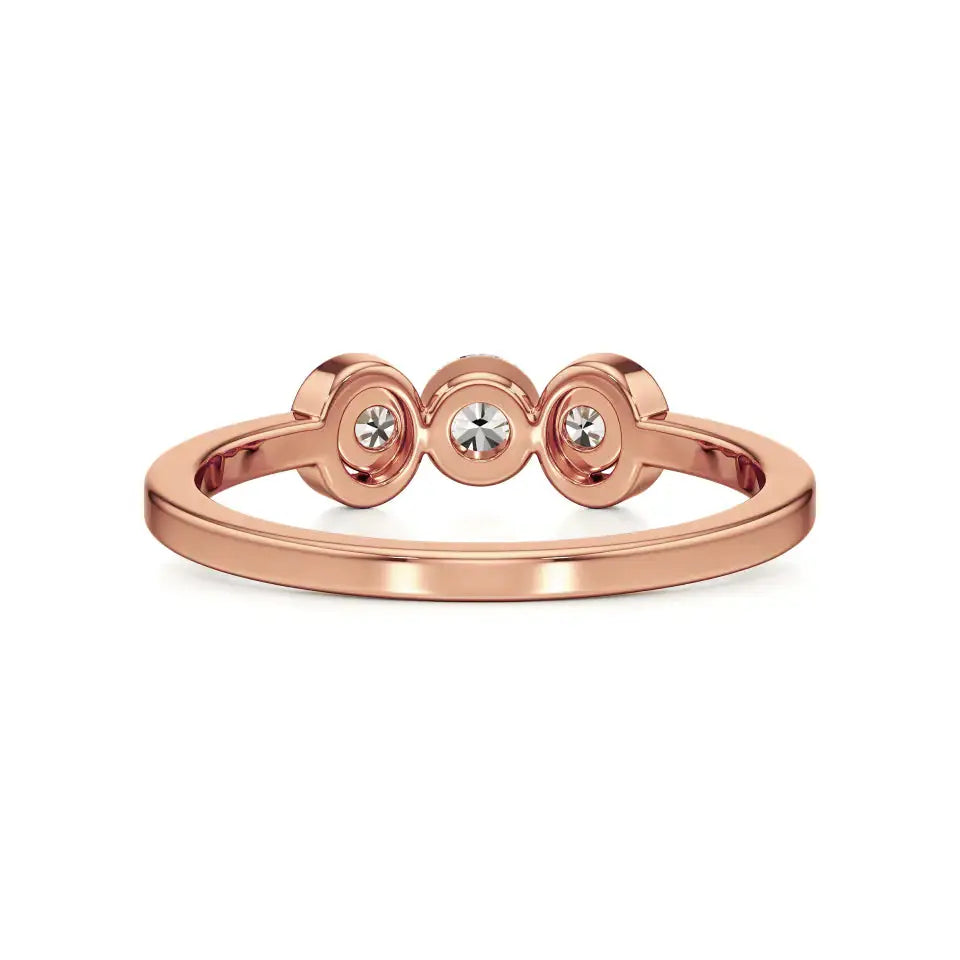 Foreva | Lab-Grown Diamond Three-Stone Ring - Nivara