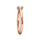 Amora | Cushion Lab-Grown Diamond Solitaire Ring - Nivara