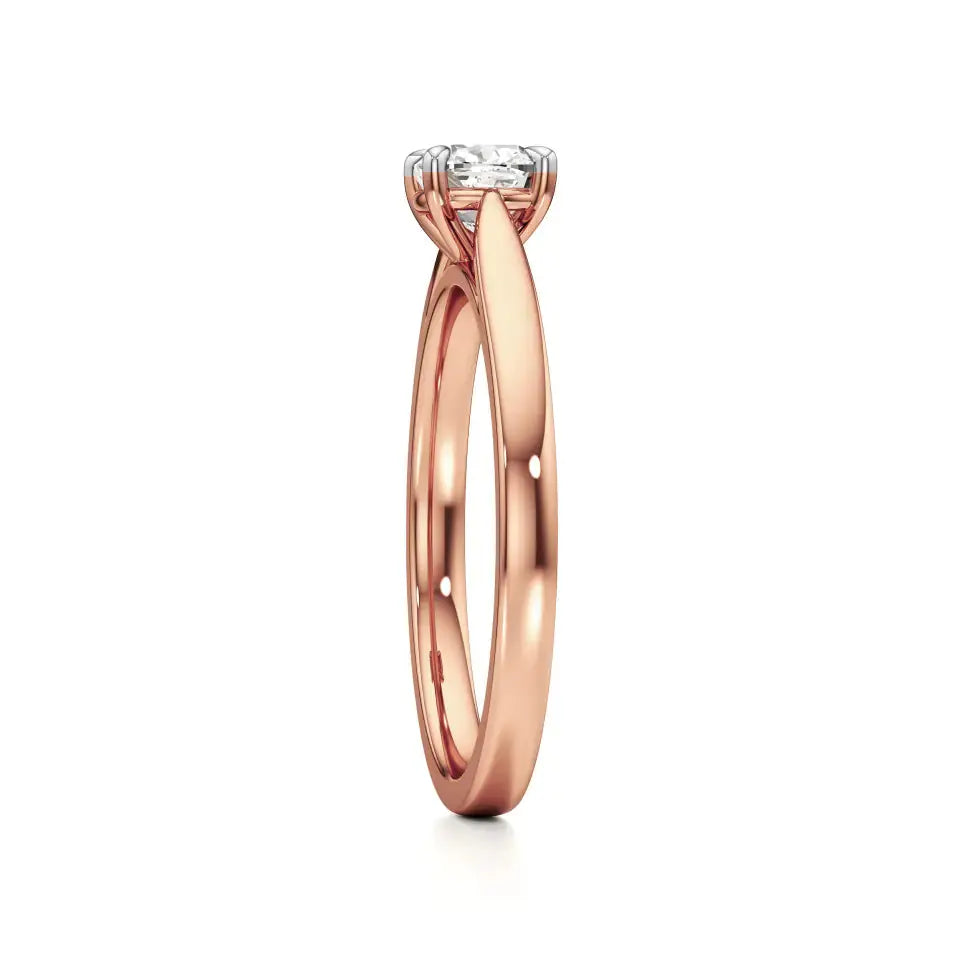 Amora | Cushion Lab-Grown Diamond Solitaire Ring - Nivara
