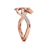 Mode | Round & Pear Lab-Grown Diamond Ring - Nivara