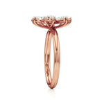 Flora | Pear Diamonds in Flora Design - Nivara