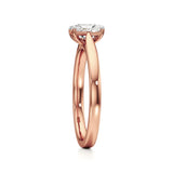 Amora | Radiant Lab-Grown Diamond Solitaire Ring