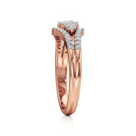 Aria | Round & Radiant Lab-Grown Diamond Three-Stone Ring - Nivara