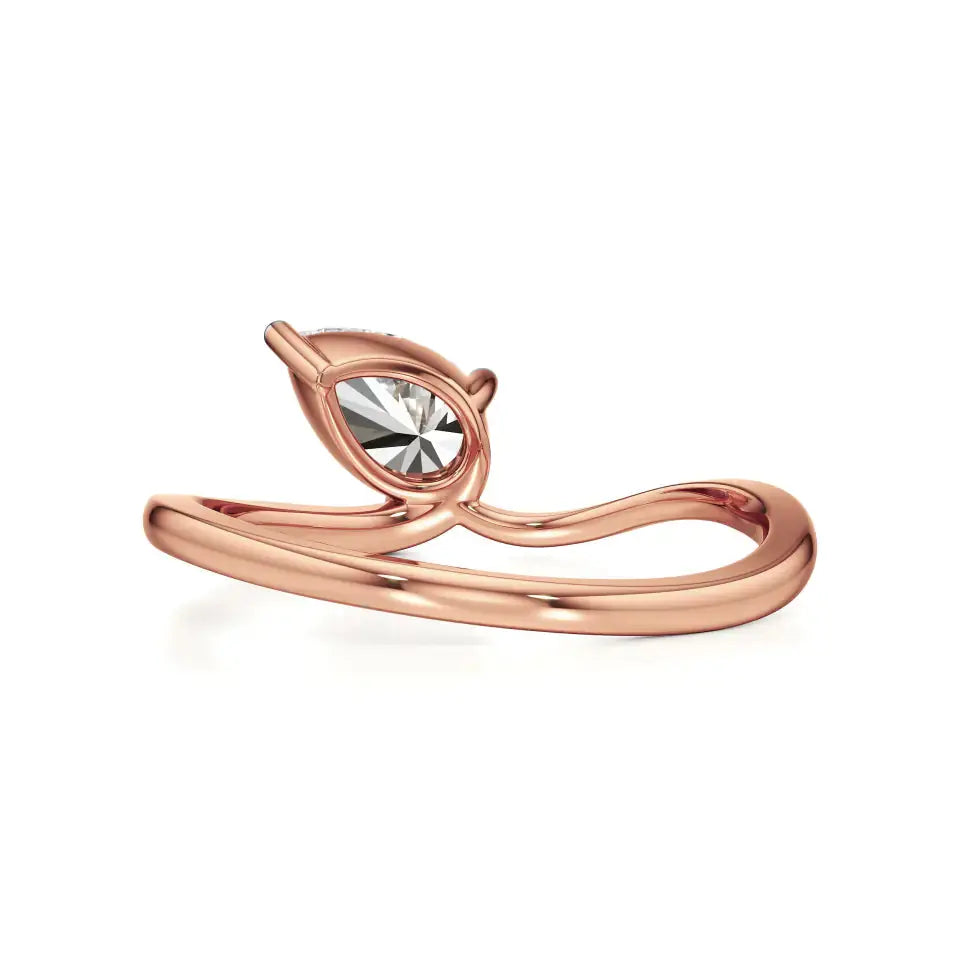 Mirage | Lab-Grown Diamond Solitaire Ring - Nivara