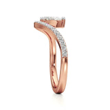 Flora | Round & Pear Lab-Grown Diamond Ring - Nivara