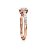 Mira | Cushion-cut Lab-Grown Diamond Halo Ring - Nivara