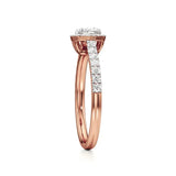 Mira | Cushion-cut Lab-Grown Diamond Halo Ring - Nivara