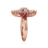 Flora | Round & Pear Lab-Grown Diamond Ring - Nivara