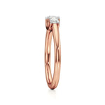 Aria | Round Lab-Grown Diamond Three-Stone Ring - Nivara