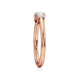 Aria | Round Lab-Grown Diamond Three-Stone Ring - Nivara
