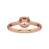 Mira | Cushion-cut Lab-Grown Diamond Halo Ring - Nivara