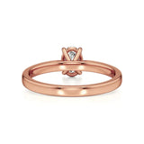 Amora | Oval & Radiant Lab-Grown Diamond Solitaire Ring - Nivara