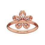 Flora | Round & Pear Lab-Grown Diamond Ring - Nivara