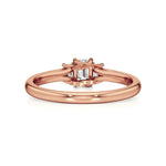 Aria | Emerald Lab-Grown Diamond Three-Stone Ring - Nivara