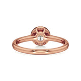 Mira | Round Lab-Grown Diamond Ring with Halo around it - Nivara