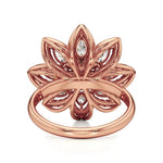 Flora | Round & Pear Lab-Grown Diamond Ring - Nivara