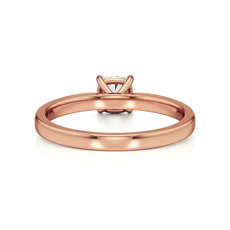 Amora | Cushion Lab-Grown Diamond Solitaire Ring - Nivara