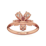 Flora | Pear Diamonds in Flora Design - Nivara
