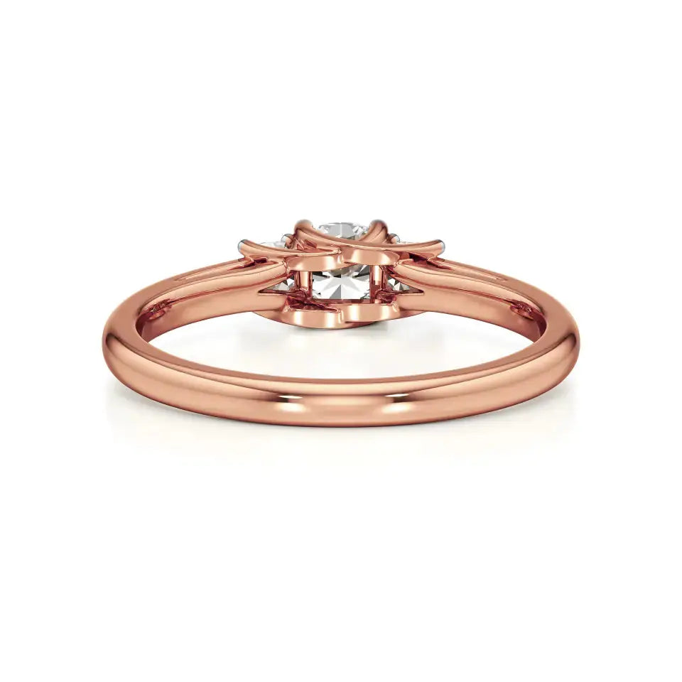 Aria | Lab-Grown Diamond Three-Stone Ring - Nivara