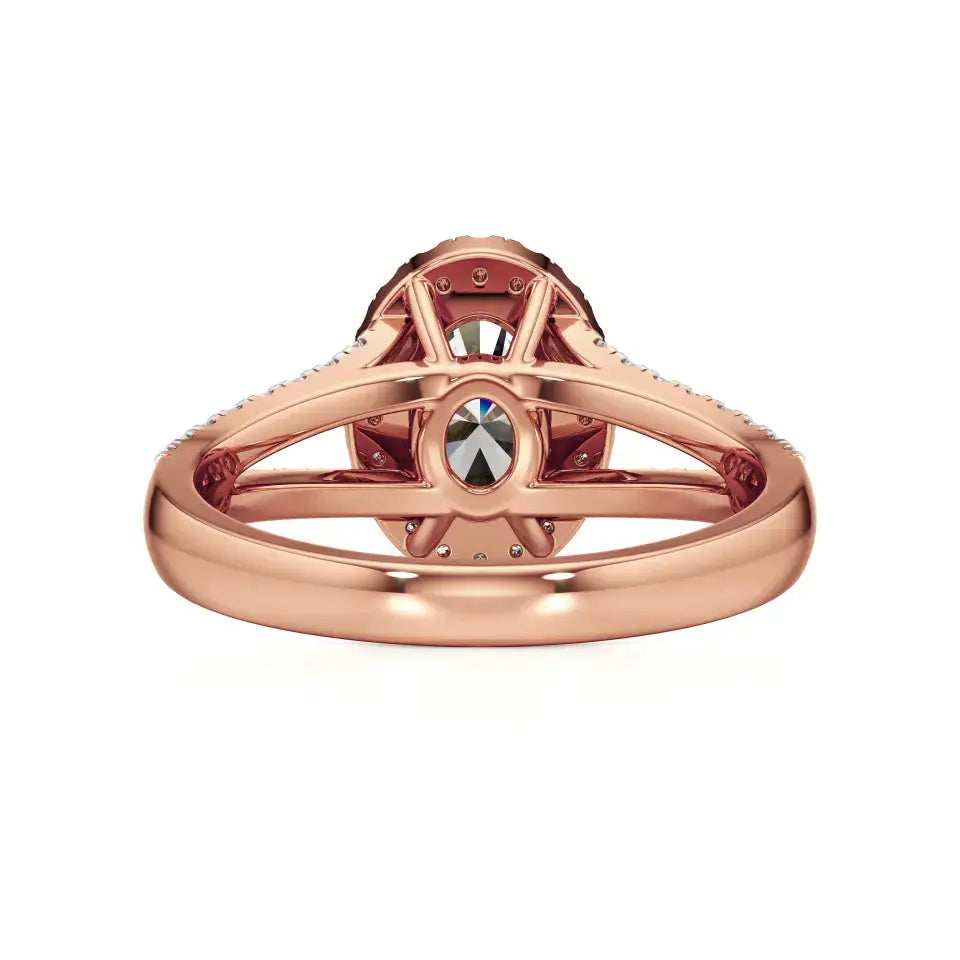 Mira | Classic Oval-cut with Halo - Nivara