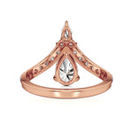 Amara | Pear Lab-Grown Diamond Solitaire Ring - Nivara