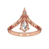 Amara | Pear Lab-Grown Diamond Solitaire Ring - Nivara