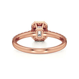 Mira | Emerald Lab-Grown Diamond Halo Ring - Nivara