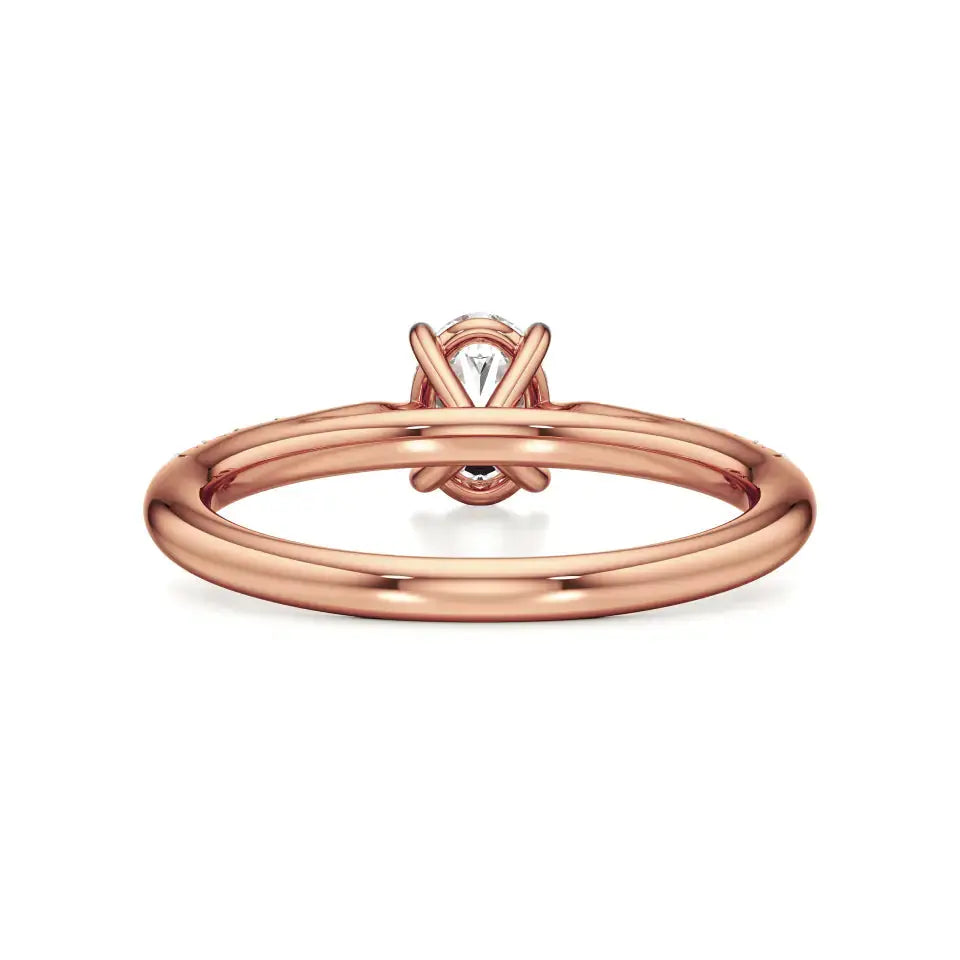 Amara | Round & Oval Lab-Grown Diamond Ring - Nivara
