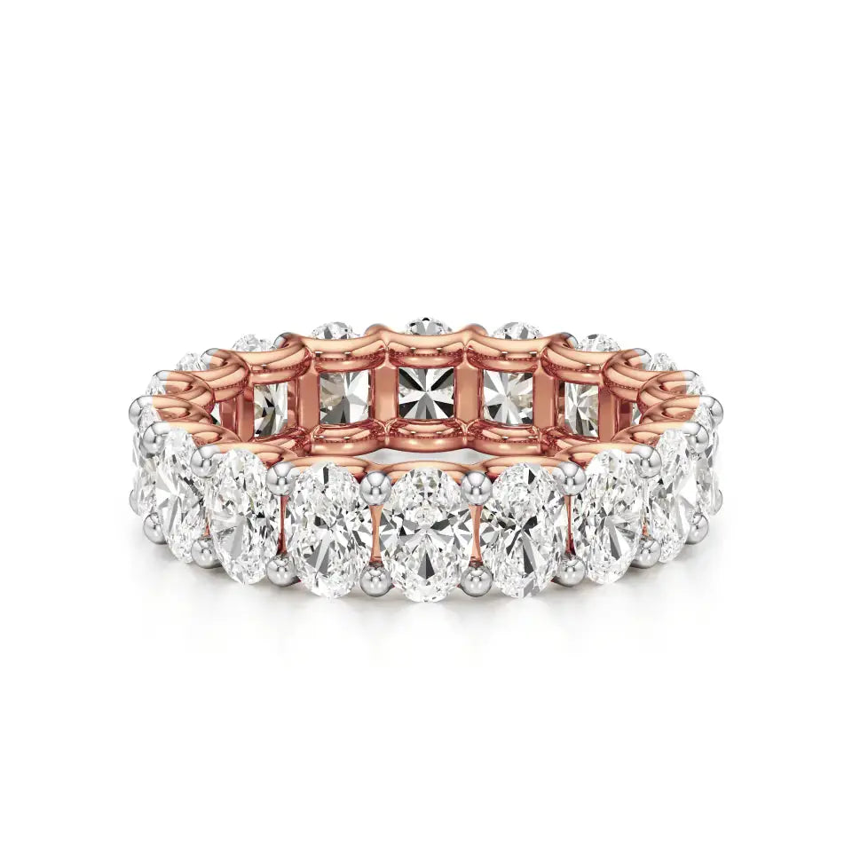 Foreva | Oval-cut Stones Lab-Grown Diamond Ring - Nivara