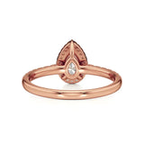 Mira | Round & Pear Lab-Grown Diamond Halo Ring - Nivara