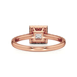 Mira | Round & Princess Lab-Grown Diamond Halo Ring - Nivara