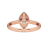 Mira | Round & Marquise Lab-Grown Diamond Halo Ring - Nivara