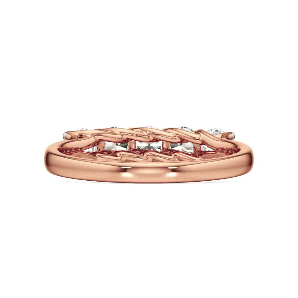 Foreva | Round Lab-Grown Diamond Eternity Band - Nivara