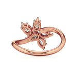 Flora | Pear Diamonds in Flora Design - Nivara