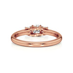 Aria | Round Lab-Grown Diamond Three-Stone Ring - Nivara