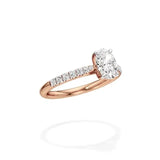 Amara | Round & Oval Lab-Grown Diamond Ring - Nivara
