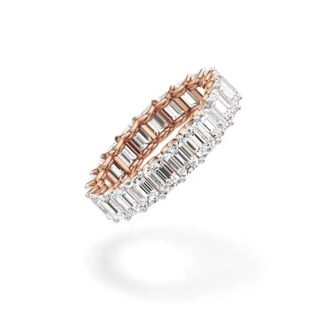 Foreva | Emerald Lab-Grown Diamond Ring - Nivara