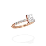 Amara | Round & Emerald Lab-Grown Diamond Ring - Nivara