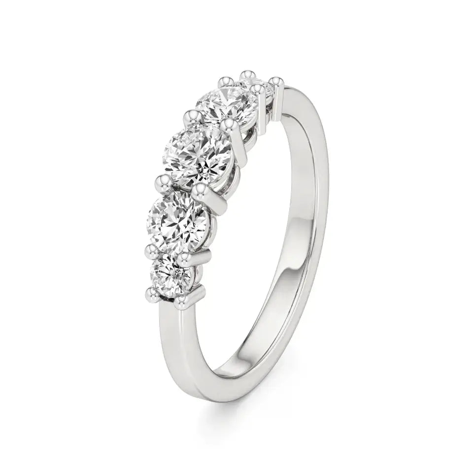 Foreva | Round Lab-Grown Diamond Eternity Band - Nivara