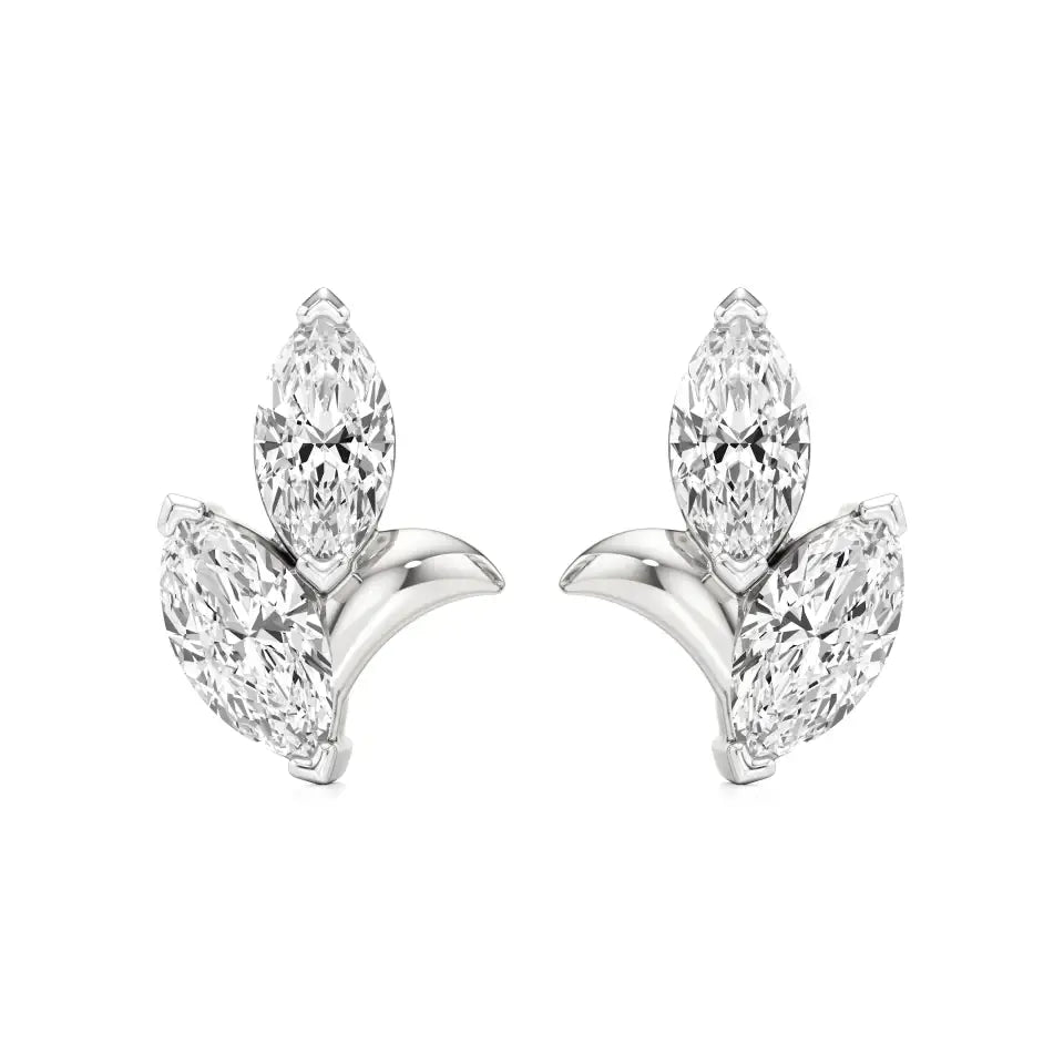 Mode | Marquise Lab-Grown Diamond Studs - Nivara