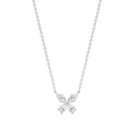 Vanya | Marquise & Pear Lab Grown Diamonds Butterfly Pendant - Nivara