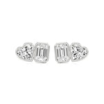 Mode | Hear & Emerald Duo Lab-Grown Diamond Studs - Nivara
