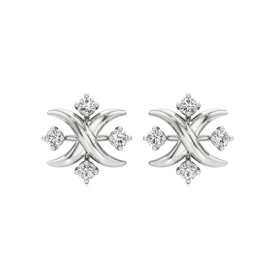 Mode | Round Lab-Grown Diamonds Studs - Nivara