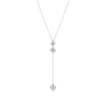 Amora | Round Lab Grown Diamond Bezel Setting Necklace - Nivara