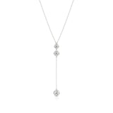 Amora | Round Lab Grown Diamond Bezel Setting Necklace - Nivara