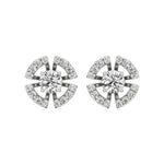 Nora | Round Lab-Grown Diamonds Halo Studs - Nivara