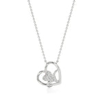 Sneh | Classic Round Lab Grown Diamonds Heart Pendant - Nivara