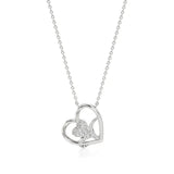Sneh | Classic Round Lab Grown Diamonds Heart Pendant - Nivara